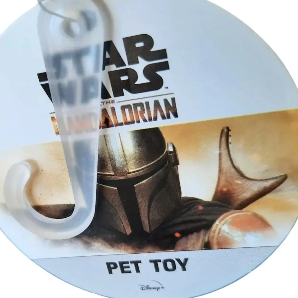 Fetch For Pets Star Wars Mandalorian Mando Bobo Plush Squeaky Dog Toy Large 12